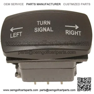 DIY Turn Signal Rocker Switch - Blue Backlight - Horizontal
