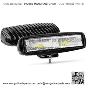 15021F-B LED Light Bar 2PCS 6 Inch 48W Flood Driving Fog Light Off Road Lights Boat Lights driving lights Led Work Light SUV Jeep Lamp