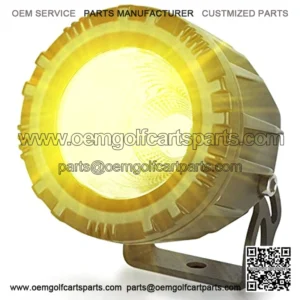 Auto Buero Single 25W 3.5 inch Round Yellow LED bar, LED Fog Light with Spotlight Led Work Light for Motorcycle Off Road Truck Tractor Boat