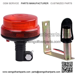 Raryloy LED Beacon Light ing Flashing Amber Strobe Light for 12V-24V Forklift Truck Tractor Golf Carts UTV Bus Snow Plow Postal Cars