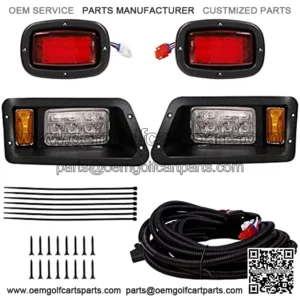 Yamaha Golf Cart Lights Kit LED Headlight and Taillight Combo Assembly Street Legal for Yamaha Golf Carts G14, G16, G19, G22 Models