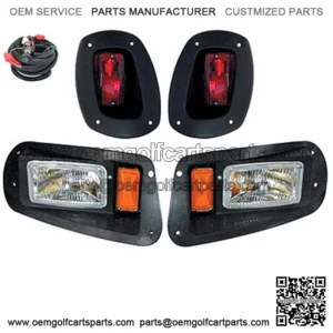 Revenge Golf Cart Parts & Accessories EZGO RXV Golf Cart Headlight & LED Tail Light Kit