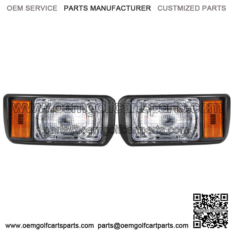 For Club Car DS Golf Cart Driver/Passenger Headlights#101988001/101988002 USA