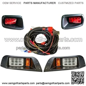 EZGO TXT LED Light Kit W/Upgrade Harne| Golf Cart LED Light Kit for EZGO TXT 1996-2013 Gas&Electric