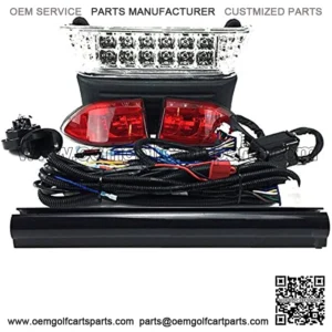 RecPro CLUB CAR PRECEDENT GOLF CART LED DELUXE All LED LIGHT KIT W/ TURN SIGNALS 2008.5-NEWER