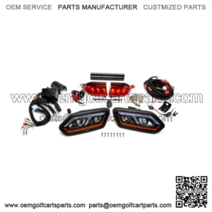 Club Car Tempo Golf Cart Ultimate Plus Headlight Kit Fits 2018-Up