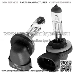Golf Cart Halogen Headlight Bulb for Club Car DS & Precedent and EZGO 12V/37 Watt Replaces OEM # 101988101, 74004G01