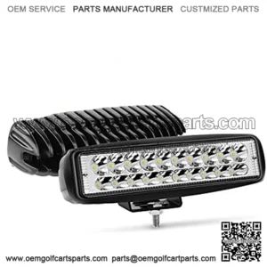 2PCS Led Pods 6 Inch 60W Spot Light Bar 3000LM Driving Fog Off Road Lights 12V/24V for Trucks Jeep UTV ATV Marine Boat Golf Cart Trailer