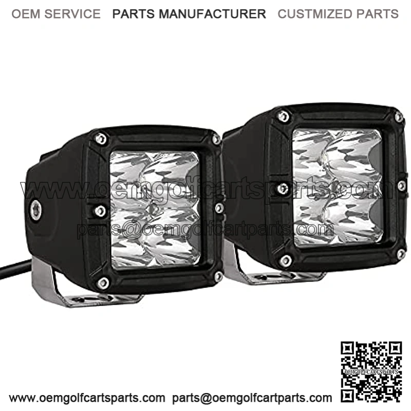 Led Cube Light Offroad Lighting 2Pcs 3inch 80W Led Pods Light Square Driving Offroad Lights Spot Beam Fog Bumper Work Light Bar 8000LM Waterproof IP69K for Trucks ATV UTV SUV Car Motorcycle