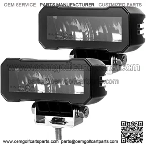 LED Light Bar, 4.6 inch LED Driving Beam Lights Pod 50W Work Lighting Drive Spotlight Off-Road LED Cubes Light for Truck Motor ATV UTV SUV Pickup Boat (2PCS 4200LM)