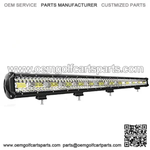 18026C-A 37Inch 780W Triple Row Flood Spot Combo Bar 78000LM Driving Waterproof Led Work Light Off-Road Truck Car ATV SUV Jeep Cabin Boat, 37Inch Triple Row Light bar
