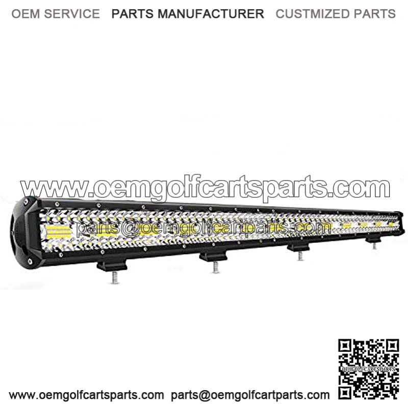 18026C-A 37Inch 780W Triple Row Flood Spot Combo Bar 78000LM Driving Waterproof Led Work Light Off-Road Truck Car ATV SUV Jeep Cabin Boat, 37Inch Triple Row Light bar
