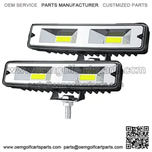 6 Inch Automotive Led Flood Light Bar - 48W 10000Lm Led Light Bar 12V/24V SUV Driving Fog Light Waterproof Off Road Day Runing Lights Pods Lights Headlight for Trucks Off Road ATV UTV, 2 Pack