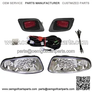 PROFX LED Light Kit for EZGO RXV (2016-2021) Gas & Electric Golf Carts - Full LED Headlight Kit with Tail Lights