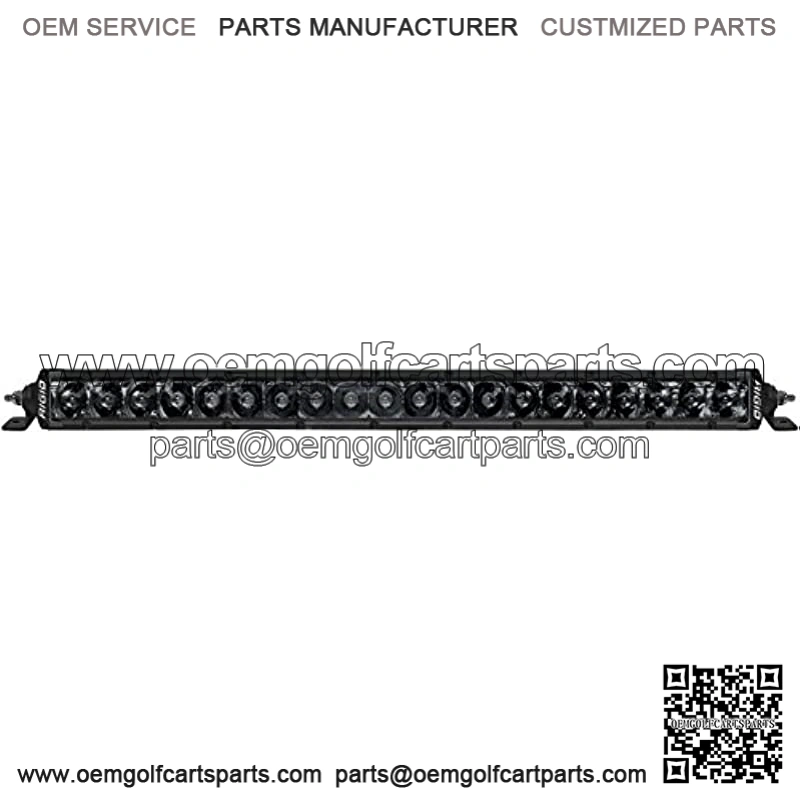 RIGID 920214BLK SR-SRS PRO 20" Spot Midnight LED LIGHT BAR w/Black Housing, 920214BLK