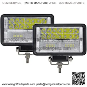 LED Tractor Lights 2PCS Approx 6Inch Combo Beam Driving Lights Work Auxiliary Lights fit for Tractor Truck Equipment Vehicle Pickup UTV ATV Golf Cart