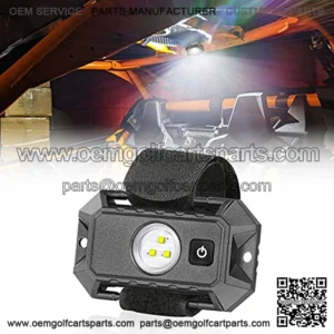 LED Dome Light, Niking Auto Universal Roll Bar Mount LED Interior Light Dome Light w/Switch Roll Cage Light Car Reading Light Courtesy Work Light for UTV ATV Polaris RZR Golf Cart