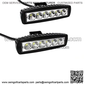 2X 6in 36W Slim Led Light Bar Spot Flood Motorcycle ATV 4X4WD Bumper Backup Pods