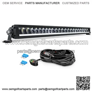 30 Inch LED Light Bar 120W 13000LM Anti-Glare Flood Spot Combo DRL Offroad LED Driving Light Bar IP68 w/ 16AWG DT Wiring Kit for Pickup Truck SUV ATV UTV Boat 4x4 Jeep