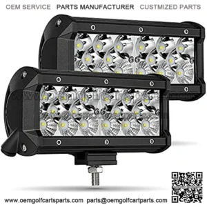 LED Pods, Roador 2pcs 7 inch 135W 13500 Lumens LED Light Bars Upgraded Spot Flood Combo Beam Square Work Pods Lights LED Driving Lights Automotive LED Fog Lights for Off Road Truck ATV UTV Boat
