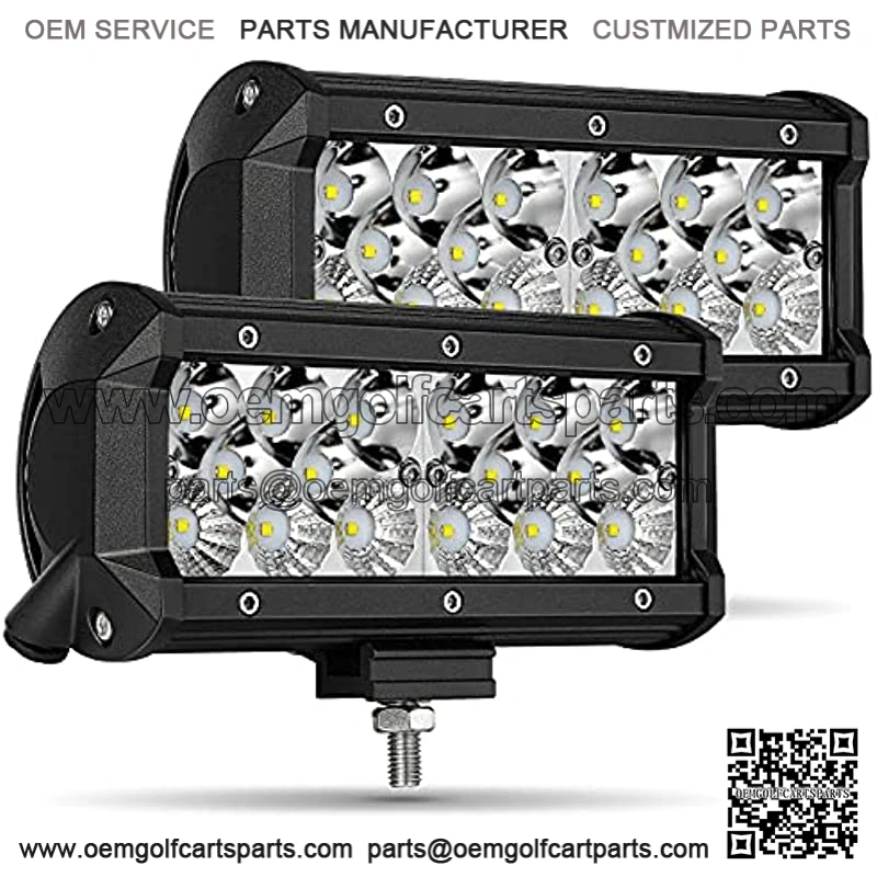 LED Pods, Roador 2pcs 7 inch 135W 13500 Lumens LED Light Bars Upgraded Spot Flood Combo Beam Square Work Pods Lights LED Driving Lights Automotive LED Fog Lights for Off Road Truck ATV UTV Boat