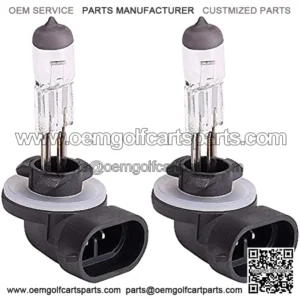 Golf Cart Light Headlight Bulb for EZGO 1994-up, Club Car DS 1999-up, Club Car Precedent 2004-up, 12V 37W, Pack of 2