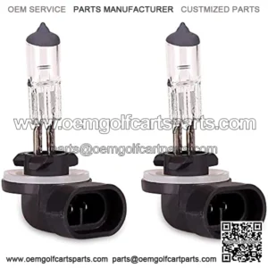 Golf Cart Halogen Headlight Bulb for Club Car DS 1999 up &Precedent 2004-up and EZ-GO 1994-up,12V 37W Headlights, OEM# 101988101, 74004G01 (Pack of 2)