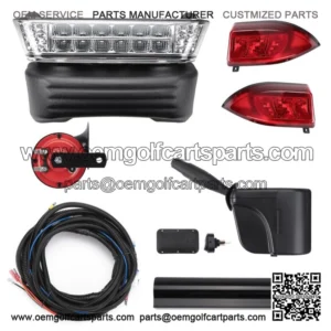 Deluxe Precedent Upgrade Light Kit 12V Street Legal for Club Car Precedent 2004+