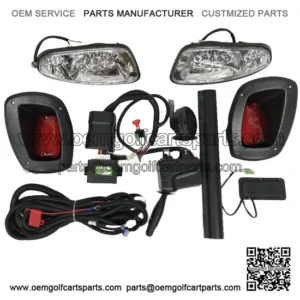EZGO RXV (2008-2015) LED SUPER DELUXE LIGHT KIT with UPGRADED TURN SIGNAL SWITCH