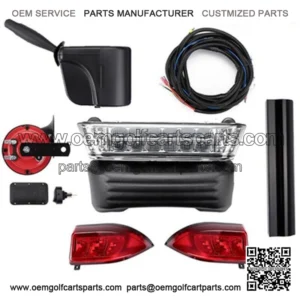 For Club Car Precedent Deluxe LED Lights Kit Turn Signal Horn G&E model 2004-21