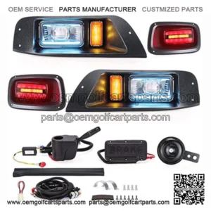 LED Deluxe Light Kit Turn Signals Brake Light Horn Street Legal EZGO TXT 14+