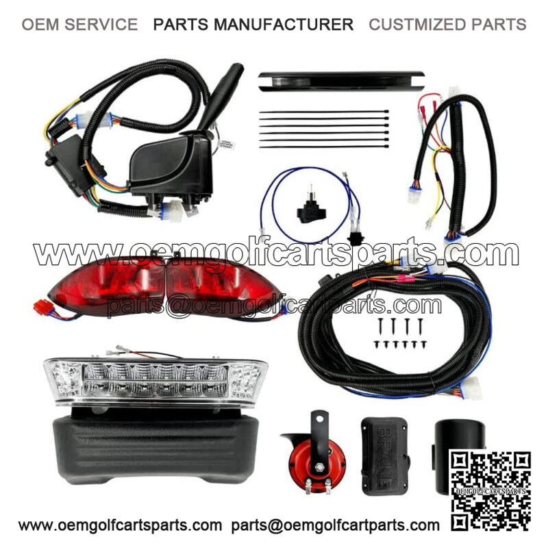 GOLF CART LED DELUXE All LED LIGHT KIT W/ TURN SIGNALS FOR CLUBCAR PRECEDENT 04
