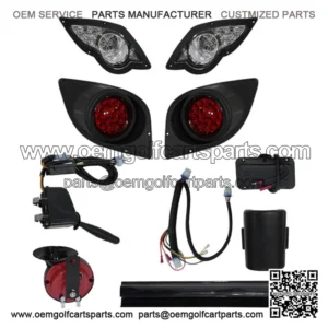 12V Golf Cart LED Light Kit For Yamaha G29 YDR Drive 07+ Turn Signal Horn Brake