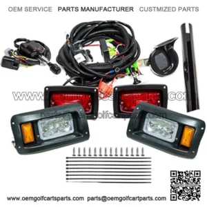 Deluxe LED Light Kit Turn Signals Brake Light Horn Street Legal EZGO TXT