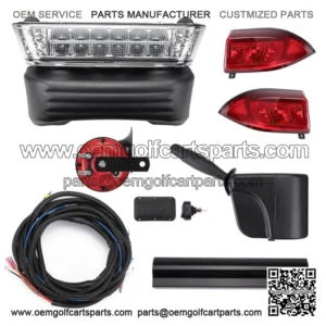 Golf Cart Deluxe LED Light Kit For Precedent Club Car w/ Turn Signals Brake 12V