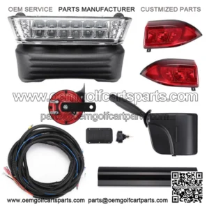Deluxe Club Car Precedent W/ Turn Signals Brake 12v Golf Cart Led Light Kit Fit