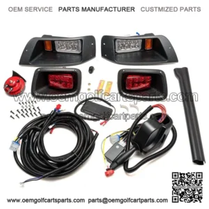 Deluxe LED Light Kit EZGO TXT 14+ Turn Signals Brake Light Horn Street Legal