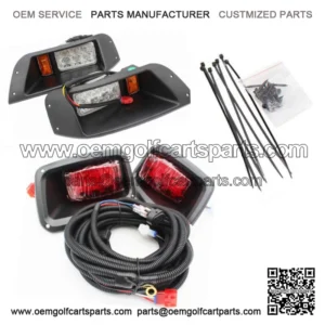 Golf Cart Deluxe Light Kit Compatible with EZGO TXT 1996-2014 w/ LED Turn Signal