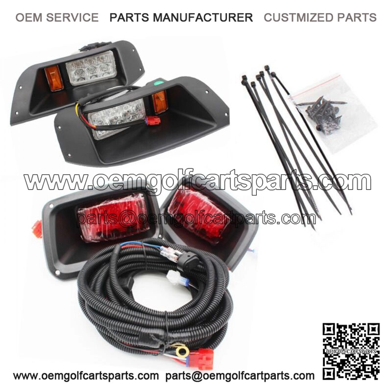 Golf Cart Deluxe Light Kit Compatible with EZGO TXT 1996-2014 w/ LED Turn Signal