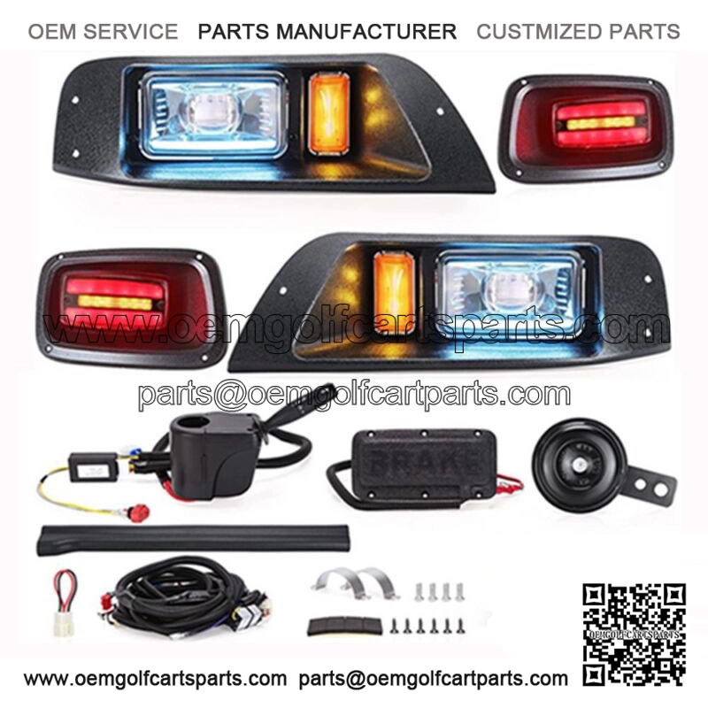 EZ-GO TXT 1996+ GOLF CART LED DELUXE LIGHT KIT Headlights Taillights Turn Signal
