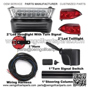 Club Car Precedent Golf Cart Deluxe LED Light Kit w/ Turn Signals '04-'08A