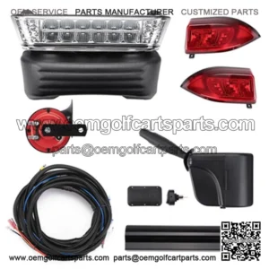 Fit Club Car Precedent W/ Turn 12v Signals Brake Golf Cart Led Deluxe Light Kit