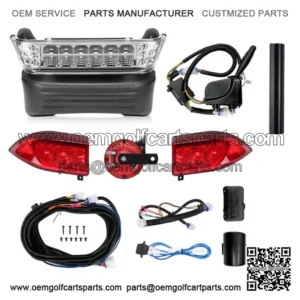 Complete Deluxe Light Kit for Club Car Precedent - Turn Signals Bucket Harness