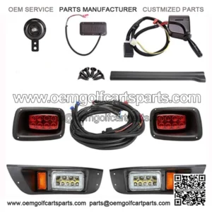 LED Deluxe Light Kit EZGO TXT 14+ Turn Signals Brake Light Horn Street Legal