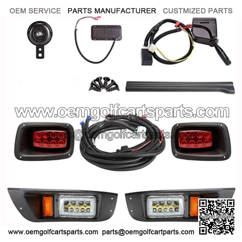 LED Deluxe Light Kit EZGO TXT 14+ Turn Signals Brake Light Horn Street Legal