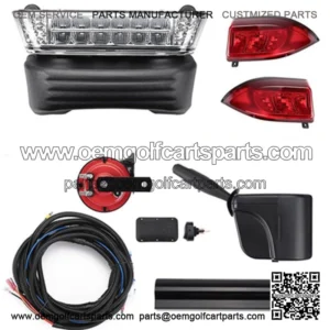 Club Car Precedent Golf Cart Deluxe Full Light Kit w/ Turn Signals 2004-2008