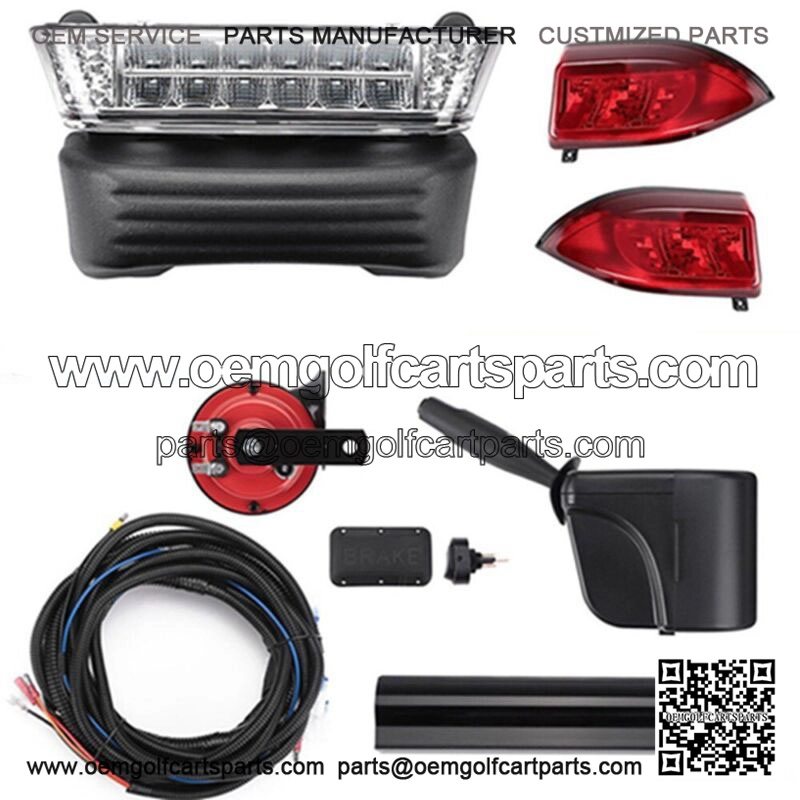 Club Car Precedent Golf Cart Deluxe Full Light Kit w/ Turn Signals 2004-2008
