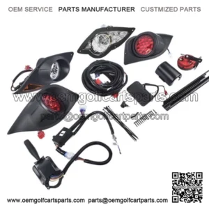 For Yamaha Drive G29 2007-16 Golf Cart Halogen Tail Light Kit & Turn Signal Horn