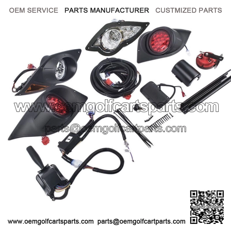 Golf Cart LED Light Kit for Yamaha G29 Drive 2007-up & Turn Signals Hazard Brake