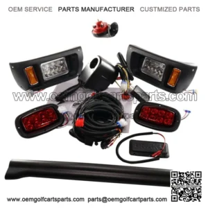 Club Car DS Deluxe LED Light Kit Street Legal Kit For 93-2013 DS W/ Factory Body
